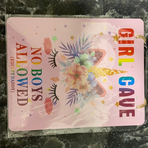 Girl Cave Metal Sign - Picture 1 of 2